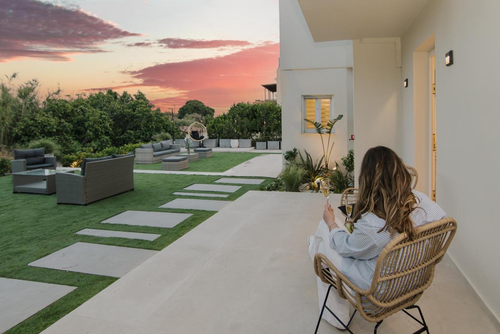 Le Jardin Apartments Kampos Marathokampou Extérieur photo